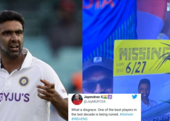 Ind vs Eng 4th Test : Disappointed Twitter Reacts to Ashwin’s Absense as India went Wicketless on Day 4