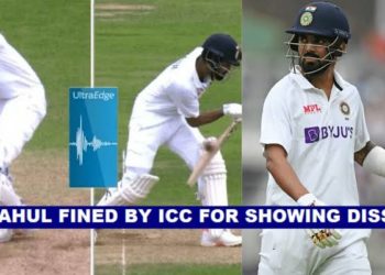 भारतीय बल्लेबाज केएल राहुल के ऊपर हुई कार्रवाई, लगा 15 प्रतिशत जुर्माना