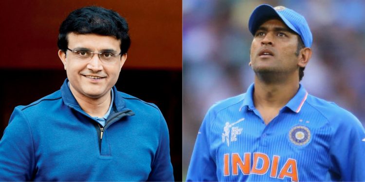 एमएस धोनी और सौरव गांगुली