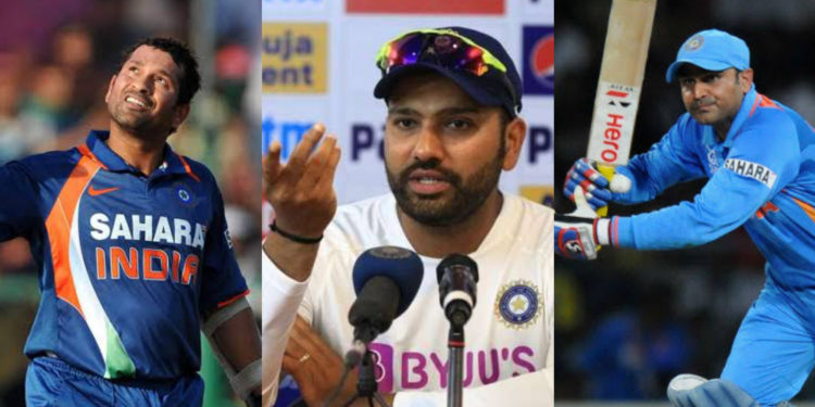 सहवाग और सचिन में से किसी एक को चुनने पर रोहित शर्मा ने दिया दिलचस्प जवाब