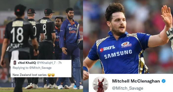 ट्रोलर को मिशेल मैक्लेनाघन ने दिया करारा जवाब, इस कारण भारत बनाम न्यूज़ीलैंड सीरीज को बताया बकवास, रोहित पर भी की टिप्पणी