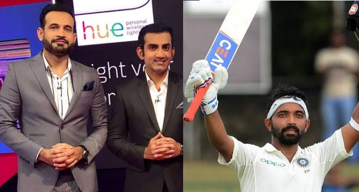 गौतम गंभीर और इरफान पठान ने अंजिक्य रहाणे पर साधा निशाना, कहा “खुशकिस्मत है जो टीम में बने हुए है”