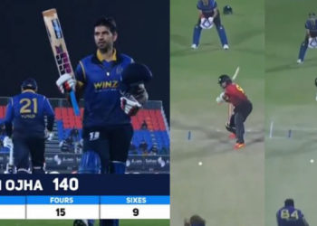 नमन ओझा की 140 रनों की शतकीय पारी पर इमरान ताहिर ने फेरा पानी, 19 गेंदो में जड़े 52 रन, मारे 3 चौके और 5 छक्के