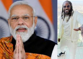 भारत के 73वें गणतंत्र दिवस पर क्रिस गेल ने बताया कि उन्हें प्रधानमंत्री नरेंद्र मोदी ने भेजा था यह खास संदेश