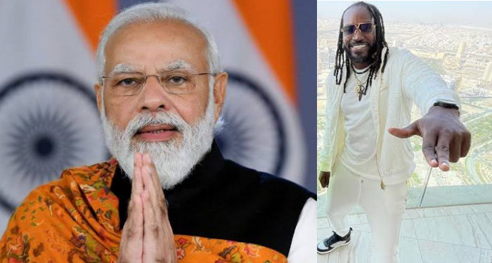 भारत के 73वें गणतंत्र दिवस पर क्रिस गेल ने बताया कि उन्हें प्रधानमंत्री नरेंद्र मोदी ने भेजा था यह खास संदेश