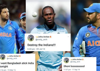 जब भारतीय टीम और एमएस धोनी के खिलाफ जोफ्रा आर्चर ने सालों तक किए जहरीले ट्वीट, आईपीएल में आते ही डिलीट