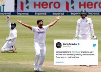 सचिन तेंदुलकर से मिली तारीफ पर शार्दुल ठाकुर ने दिया दिल छू लेने वाला बयान