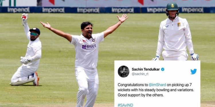 सचिन तेंदुलकर से मिली तारीफ पर शार्दुल ठाकुर ने दिया दिल छू लेने वाला बयान
