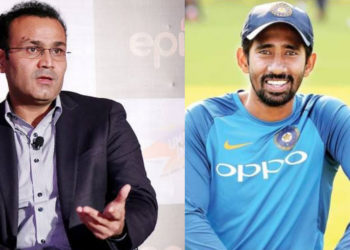 टेस्ट टीम से बाहर हुए रिद्धिमान साहा को रिपोर्टर ने धमकाया, वीरेंद्र सहवाग ने दिया करारा जवाब