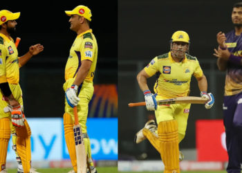 केकेआर के खिलाफ पहले खेलते हुए चेन्नई सुपरकिंग्स ने बनाया मामूली सा स्कोर, एमएस धोनी ने जड़ा अर्धशतक