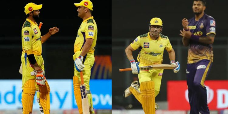 केकेआर के खिलाफ पहले खेलते हुए चेन्नई सुपरकिंग्स ने बनाया मामूली सा स्कोर, एमएस धोनी ने जड़ा अर्धशतक