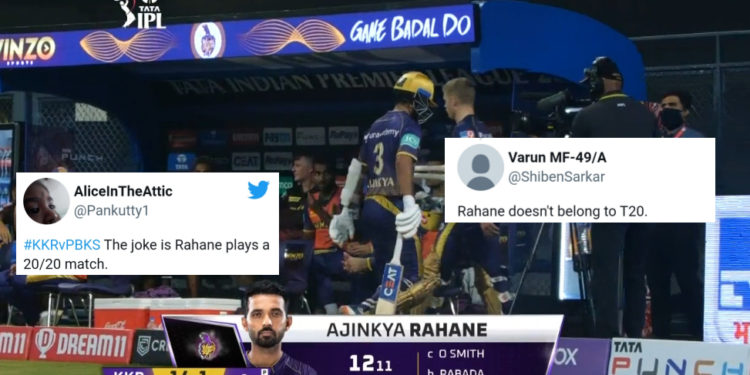 पंजाब के खिलाफ अंजिक्य रहाणे फिर से सस्ते में हुए आउट, लोगों ने कहा “टी20 खेलने के लायक नहीं”