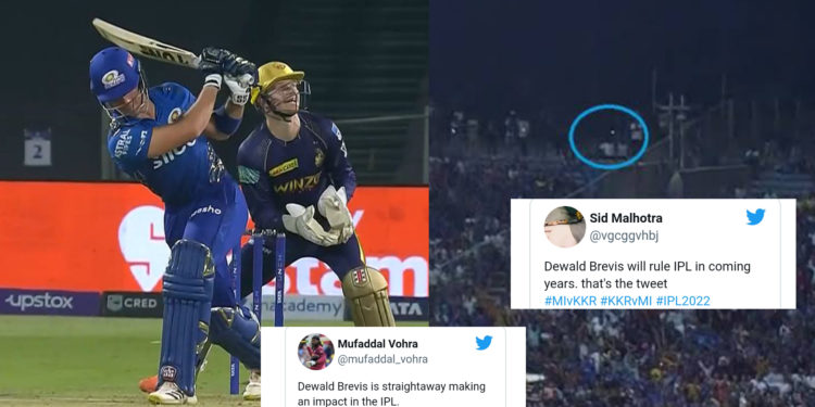 मुंबई इंडियंस के डेवाल्ड ब्रेविस ने पदार्पण मैच में खेली आकर्षक पारी, ट्विटर पर आये बेहतरीन रिएक्शन