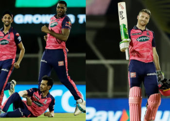 जोस बटलर के दूसरे शतक के बाद युज़ी चहल ने हैट्रिक समेत 7 गेंदों में लिए 5 विकेट, 7 रन से जीता राजस्थान