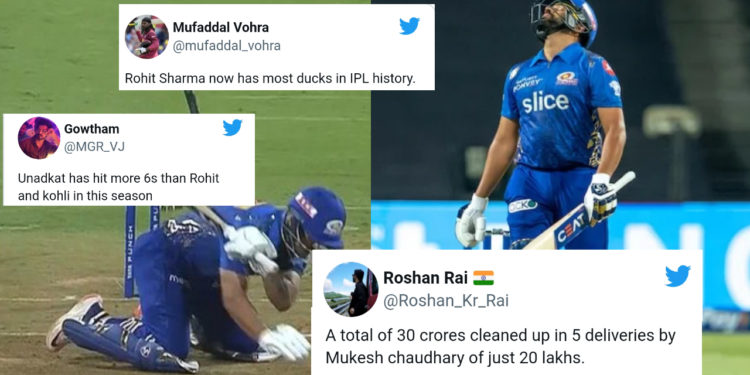 ’20 लाख ने 5 गेंद में किये 30 करोड़ साफ’ रोहित-ईशान के 0 पर आउट होने पर ट्विटर पर प्रतिक्रियाएं