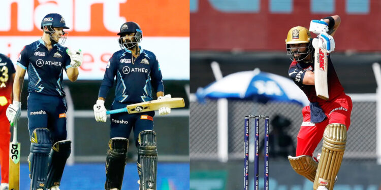 विराट कोहली की 53 गेंदों पर 58 रन की पारी आरसीबी को पड़ी महंगी, गुजरात जीता