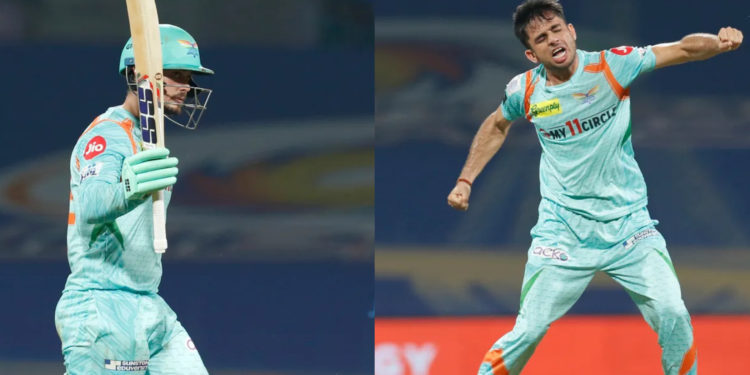 रवि बिश्नोई की खतरनाक गेंदबाजी के बाद क्विंटन डिकॉक ने जड़े 80 रन, लखनऊ ने दिल्ली को दी मात