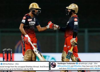 दिनेश कार्तिक ने आरसीबी को दिलाई मुश्किल जीत, ट्विटर पर लोगो ने बताया आज के समय का सर्वश्रेष्ठ फिनिशर