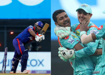 मोहसिन खान ने 16 रन देकर लिए 4 विकेट, लखनऊ ने दिल्ली को रोमांचक मैच में दी शिकस्त