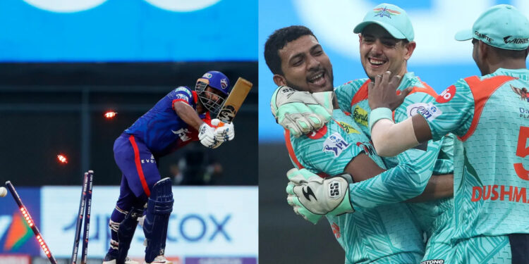 मोहसिन खान ने 16 रन देकर लिए 4 विकेट, लखनऊ ने दिल्ली को रोमांचक मैच में दी शिकस्त