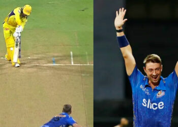 कॉनवे को लेग स्टंप से बाहर जा रही गेंद पर दिया आउट, रिव्यु मांगा तो अंपायर ने बोला बिजली नहीं है