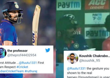 सेल्फी ले रहे मैदानकर्मी का ऋतुराज गायकवाड़ ने किया अपमान, वीडियो देख ट्विटर पर फूटा लोगों का गुस्सा