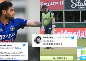 भुवनेश्वर कुमार ने फेंकी 201 और 208 की रफ्तार से गेंद, लोग बोले अख्तर को भूल जाओ