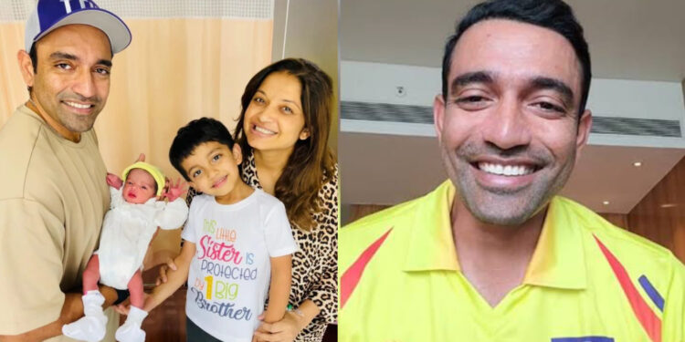 रॉबिन उथप्पा की पत्नी ने दिया बच्चे को जन्म, जताई खुशी और भगवान को दिया धन्यवाद