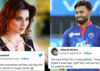 सुर्खियों के लिए ऋषभ पंत को बेवजह निशाना बनाने के बाद एक्ट्रेस उर्वशी रौतेला हुई ट्रोल