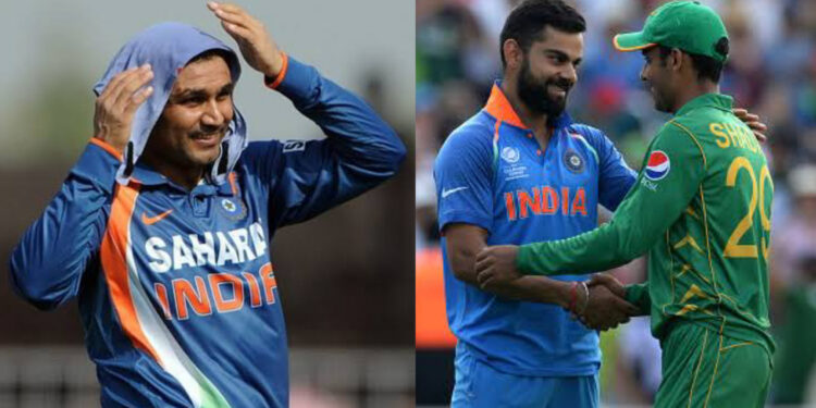 भारत बनाम पाकिस्तान के मैचों पर वीरेंदर सहवाग ने दिया बड़ा बयान, देशों में तनाव …
