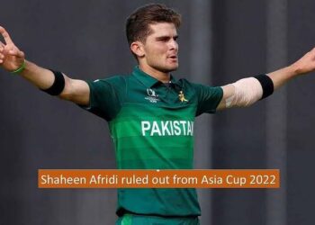 पाकिस्तान को लगा एक और झटका, शाहीन अफरीदी एशिया कप 2022 से हुए बाहर