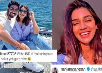 जसप्रीत बुमराह के घूमने पर तंज कसने वाले को पत्नी संजना ने कहा- दिखता नहीं क्या चोमू आदमी