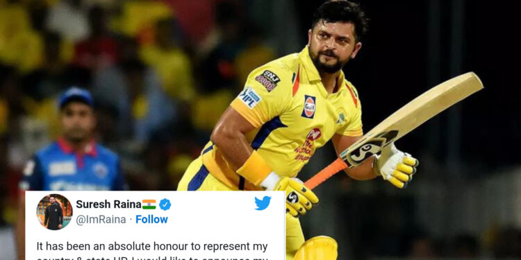 सुरेश रैना ने की आईपीएल से संन्यास की आधिकारिक घोषणा, अब खेलेंगे विदेशों में
