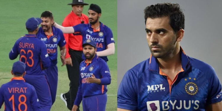 एशिया कप की भारतीय टीम से आवेश खान हुए बाहर, स्विंग गेंदबाज दीपक चाहर को मिला मौका