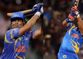 रोड सेफ्टी वर्ल्ड सीरीज: सचिन और युवराज ने की तूफानी बल्लेबाजी, भारत ने इंग्लैंड को दी 40 रनों से मात