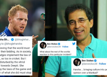 दीप्ति शर्मा के रन आउट का हर्षा भोगले ने किया बचाव, तो भिड़ पड़े बेन स्टोक्स, ट्विटर पर की लंबी बहस