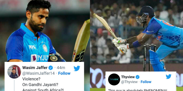 दक्षिण अफ्रीका के खिलाफ दूसरे टी20 में सूर्यकुमार ने जड़े 22 गेंदो में 61 रन, फैंस ने दिए जबरदस्त रिएक्शन