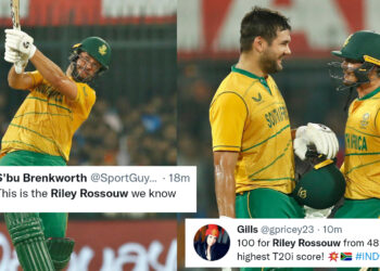 29 साल की उम्र में संन्यास के बाद वापसी करके रिली रूसो ने जड़ा विस्फोटक शतक, फैंस ने दी जबरदस्त प्रतिक्रिया