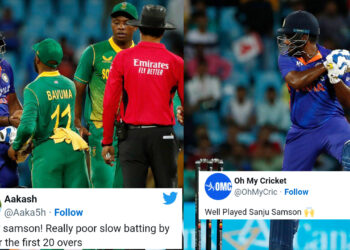 संजू सैमसन की ताबड़तोड़ पारी के बावजूद हारा भारत, लोगों ने ट्विटर पर जाहिर की नाराजगी