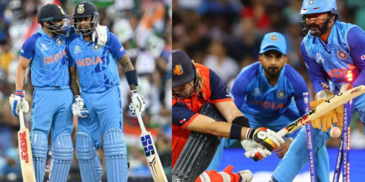 विराट, रोहित और सूर्यकुमार ने जड़े अर्धशतक और गेंदबाजों ने की शानदार गेंदबाजी, भारत जीता