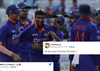 दूसरे वनडे में शहबाज अहमद ने किया अपना डेब्यू, फैंस ने दी ट्विटर पर प्रतिक्रिया