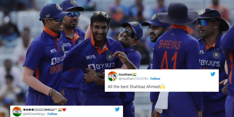दूसरे वनडे में शहबाज अहमद ने किया अपना डेब्यू, फैंस ने दी ट्विटर पर प्रतिक्रिया