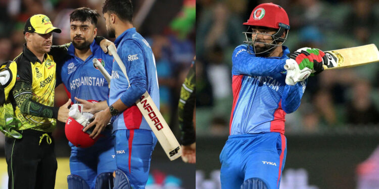 राशिद खान ने ऑस्ट्रेलिया के ख़िलाफ़ जड़े 23 गेंदो में 48* रन, पर आखिरी ओवर में 4 रनों से मिली हार