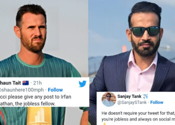 शॉन टेट ने उड़ाया इरफान पठान का मजाक तो ट्विटर पर फैंस ने दिखा दी पाकिस्तानी कोच को औकात