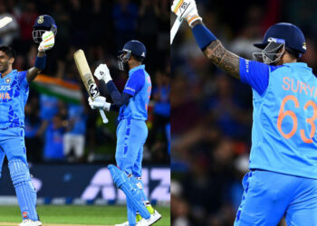 सूर्यकुमार यादव ने टी20 में जड़ा साल का दूसरा ताबड़तोड़ शतक, भारत ने बनाया बड़ा स्कोर
