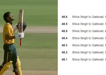 विजय हज़ारे ट्रॉफी में ऋतुराज गायकवाड़ ने एक ओवर में जड़े 7 छक्के, जड़ा नाबाद दोहरा शतक