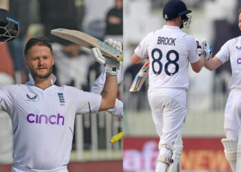 पाकिस्तान में पहले टेस्ट मैच के पहले दिन इंग्लैंड ने बनाया 75 ओवरों में 506-4 का स्कोर