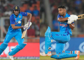 शुभमन गिल (126*) की शानदार आतिशी पारी, भारत ने बनाए 234 रन